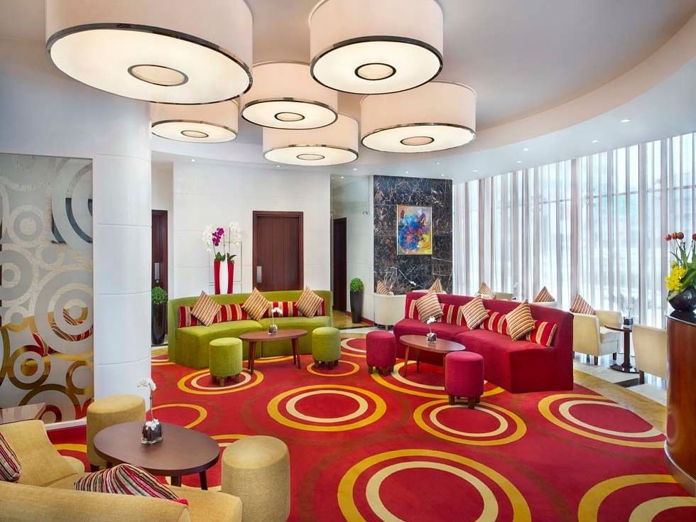 Interior of Rondo Lobby Lounge Cafe at City Seasons Towers