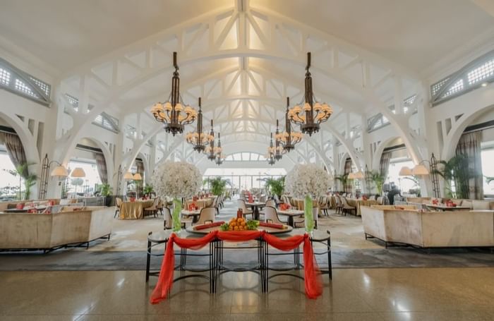Lunar New Year Celebrations in a ballroom at Fullerton Group