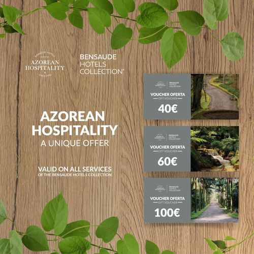 Banner of gift vouchers & offers at Bensaude Hotels Collection
