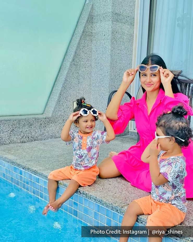 Family fun time by the poolside at Lexis Hotel MY