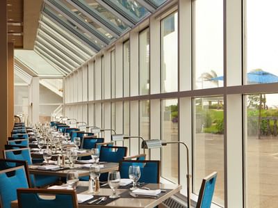 Interior of Seaview restaurant & lounge at Ocean Place