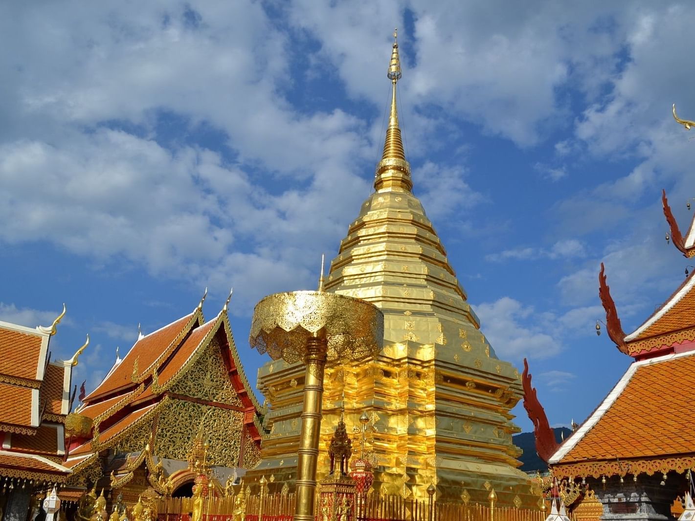 Wat Phra That Doi Suthep temple near Eastin Tan Hotel Chiang Mai