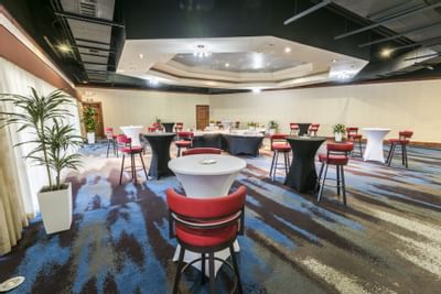 Dallas WaterFront Room setup for event at MCM Elegante Suites