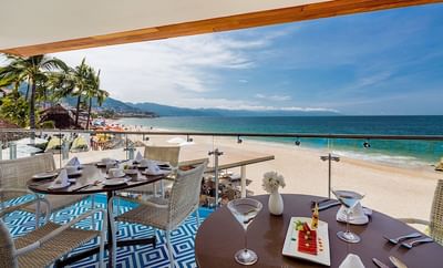 Dining area in La Ceiba by oceanfront at Villa Premiere Boutique Hotel & Romantic Getaway