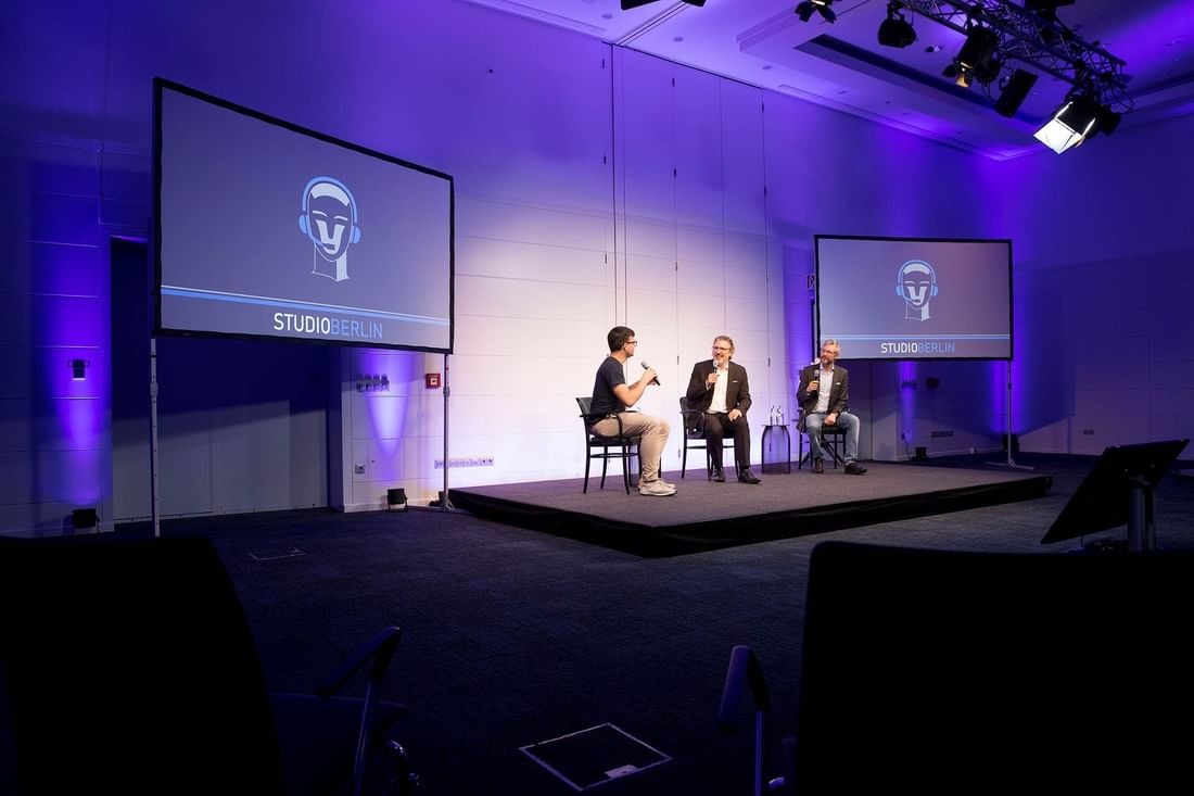 View of Hybrid and virtual meetings area at Hotel Berlin Berlin