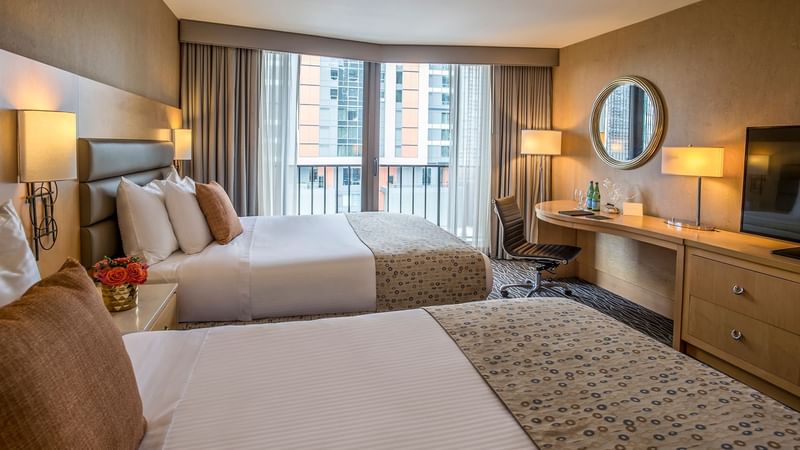 Interior of Executive Room with a city view at Warwick Seattle