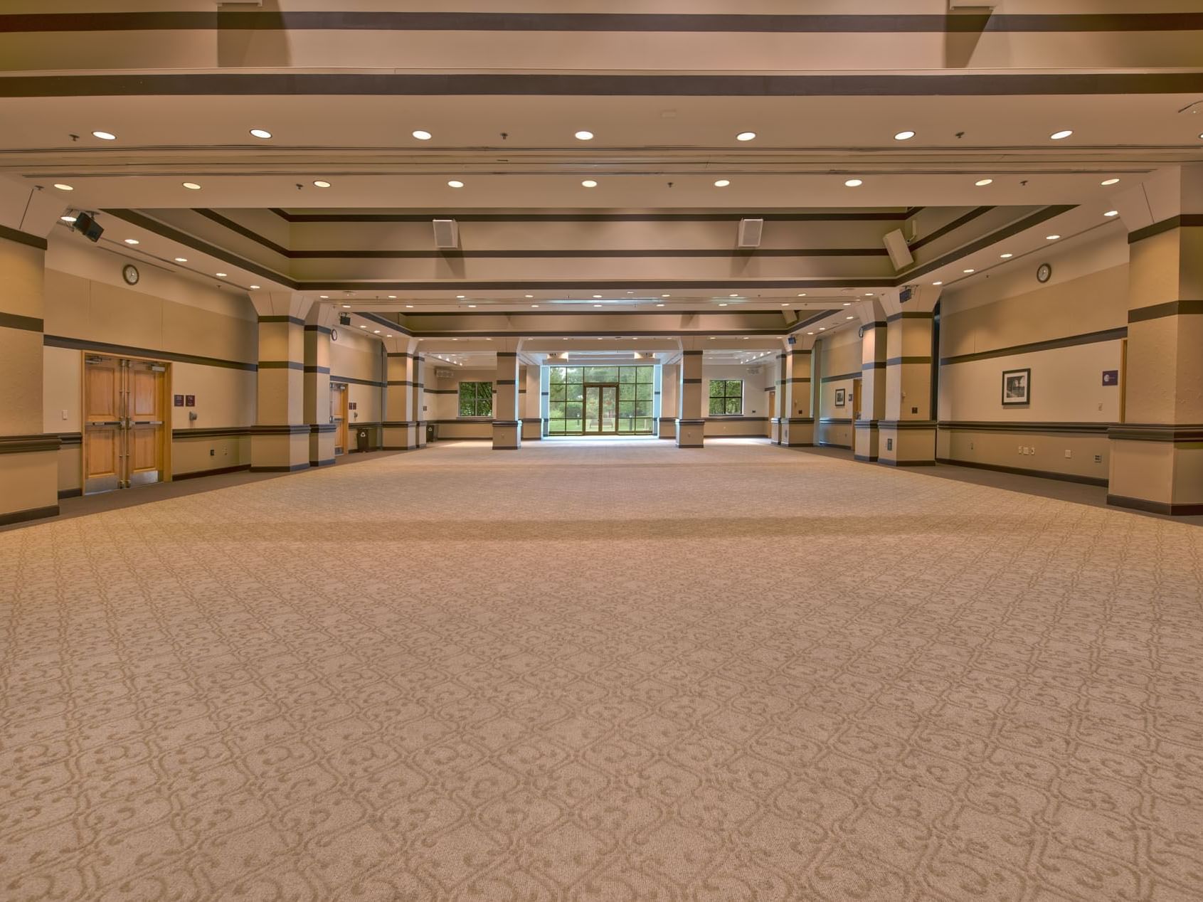 Interior of a Ballroom at Kellogg Conference Hotel
