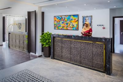 Réception de Azalaï hôtel Nouakchott