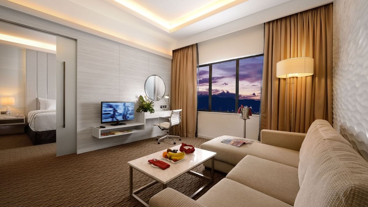 Room layout of Sunway Putra Hotel's Family Studio