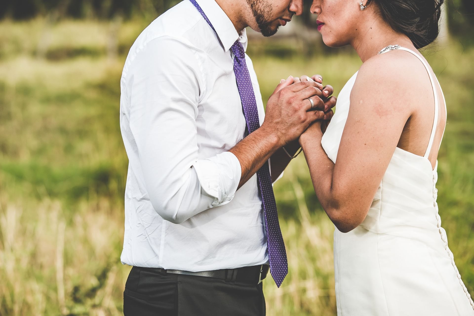 Couple at wedding