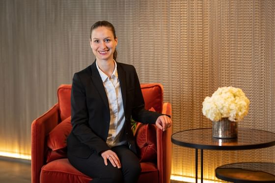 Close-up of Olivia Kaufmann, Best Western Hotel Spirgarten