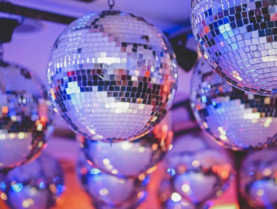 Set of disco balls at Hotel Emperador Buenos Aires