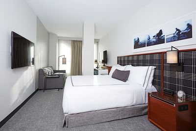 Interior of Studio King Room at The Godfrey Boston Hotel