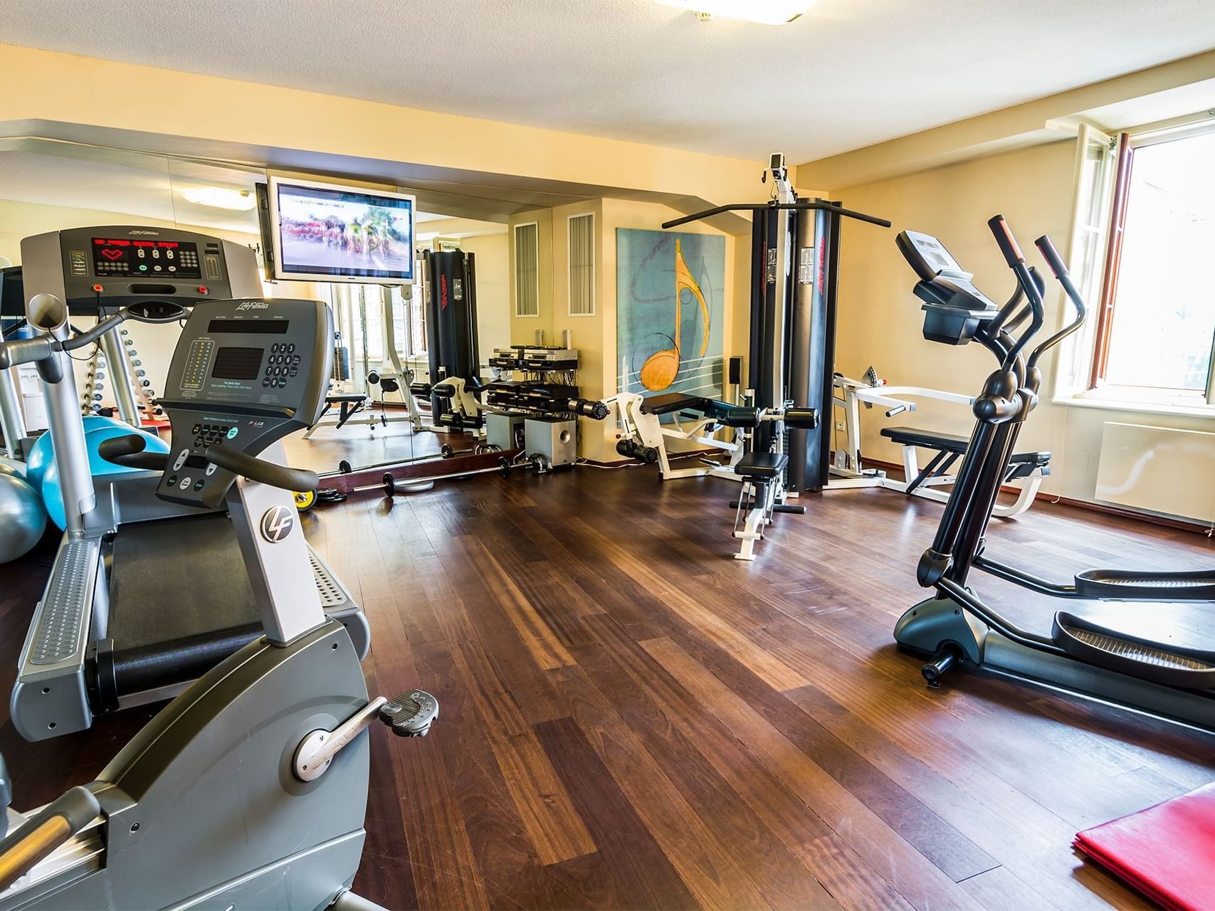 Fitness Center at Aria Hotel in Prague