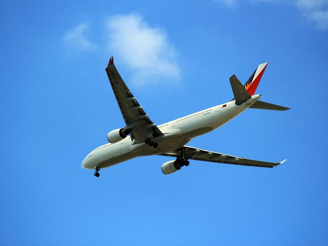 airplane in sky