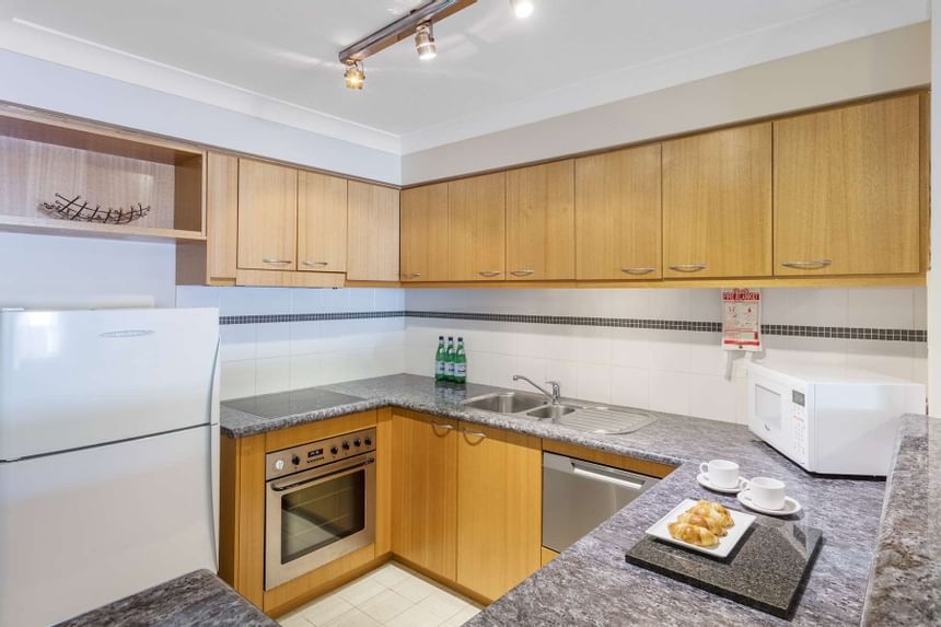 Kitchen pantry in 2- Bedroom Apartments at Nesuto Mounts Bay