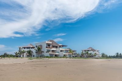 Distance exterior view of Marea Beachfront Villas