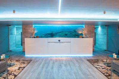 Entrance to pool at Hotel Cascais Miragem