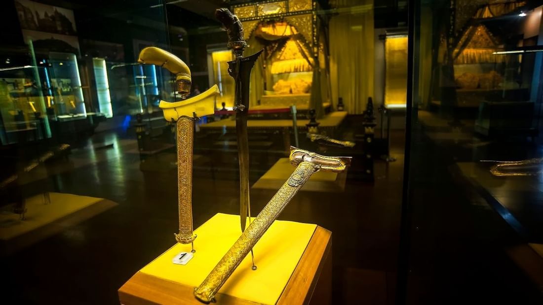 Artifacts in the Muzium Negara near Sunway Resort