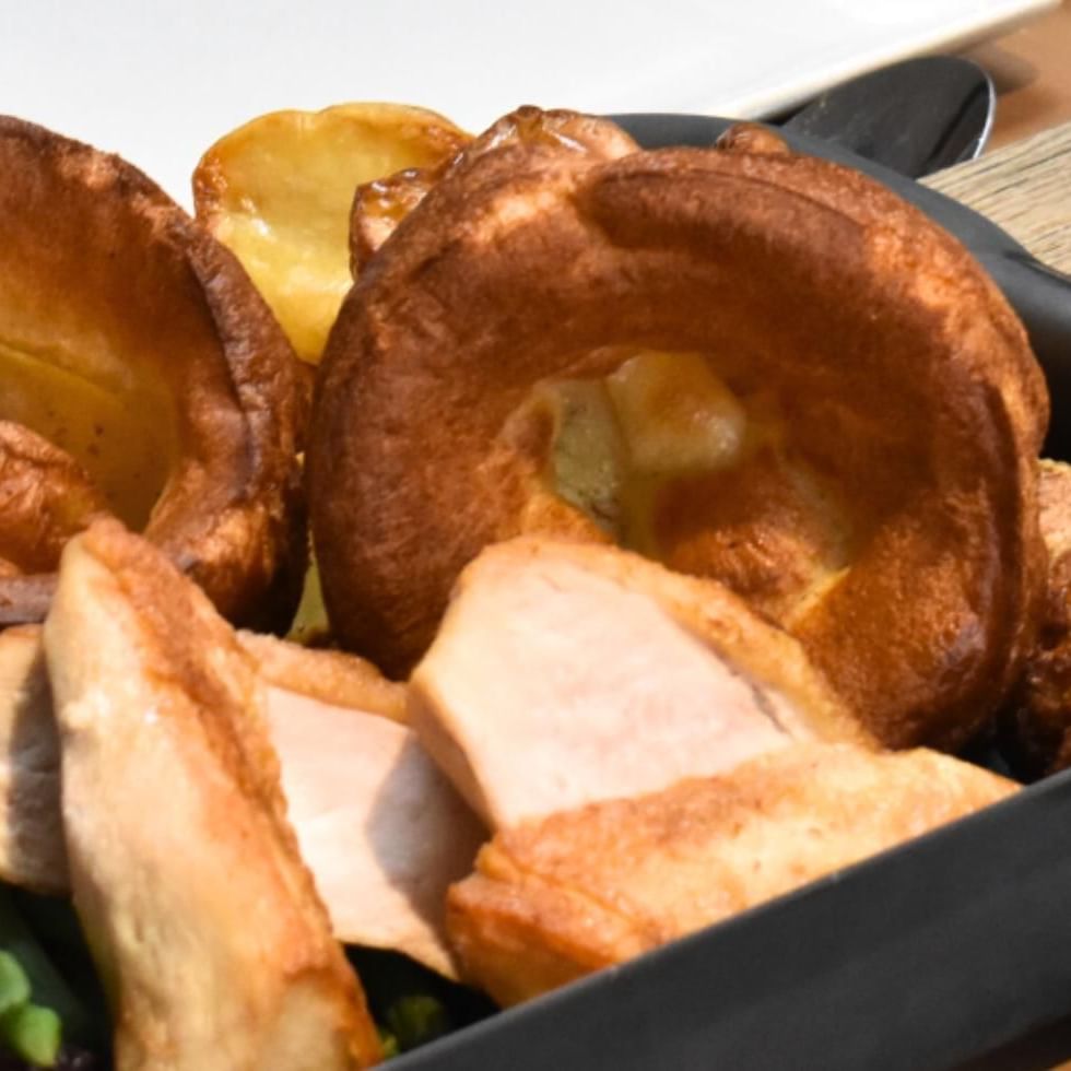 Yorkshire pudding sunday lunch at Villiers Hotel in Buckingham
