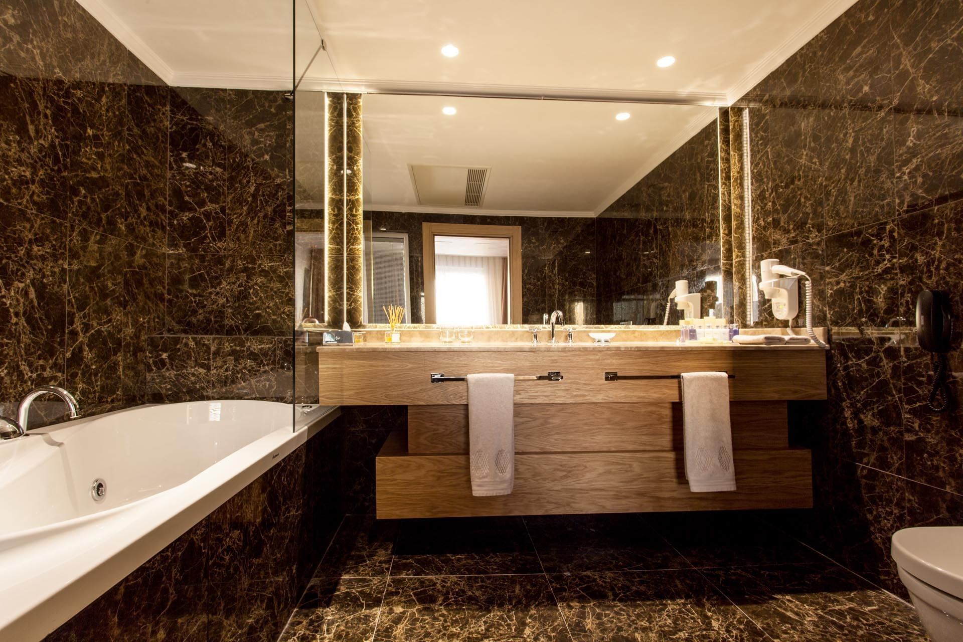 Grand Deluxe Suite Bathroom at WOW Istanbul Hotel