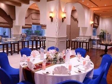 Table setup in Nazara hall at Islamabad Serena Hotel