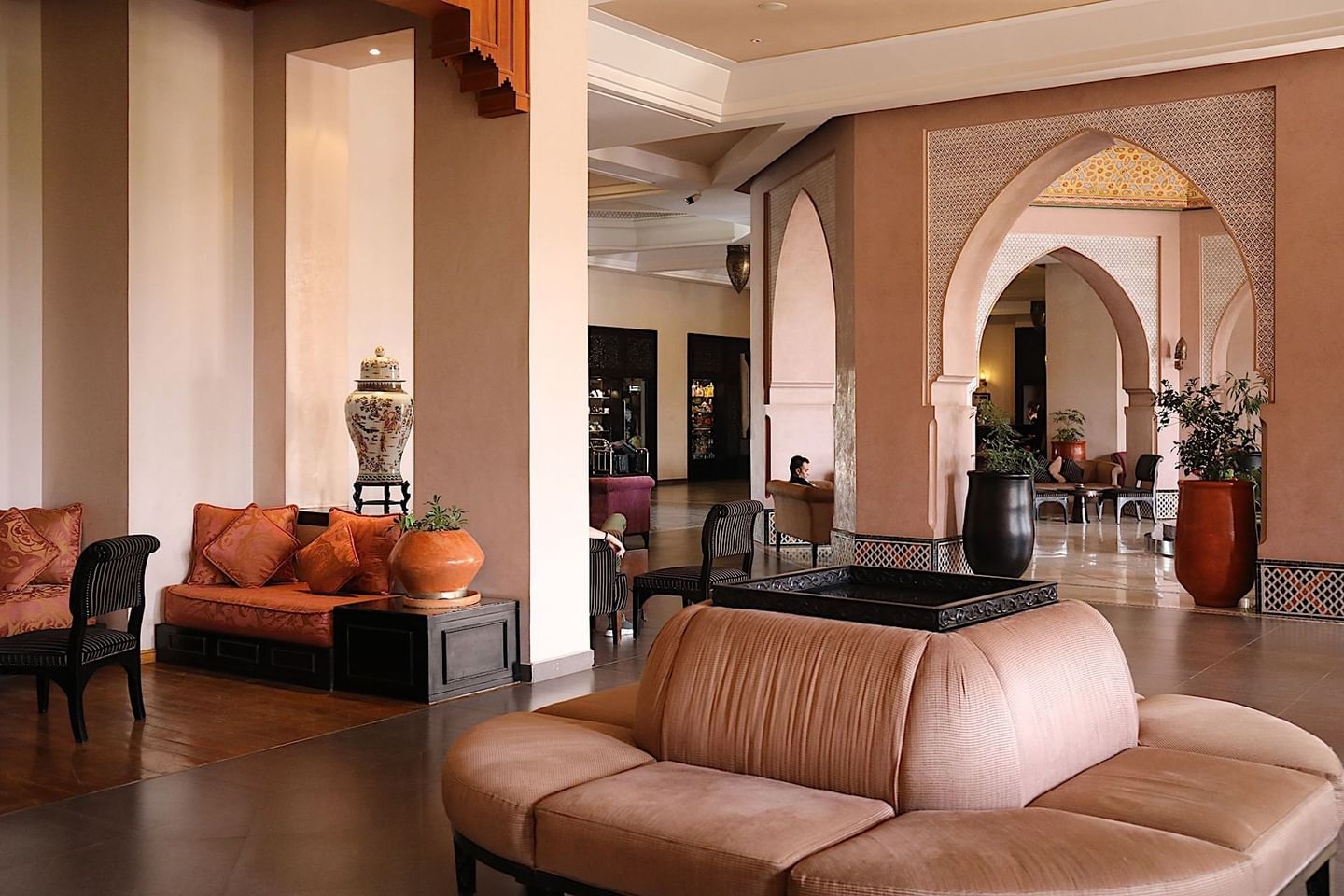 Lobby at Kenzi Menara Palace in Marrakesh, Morocco
