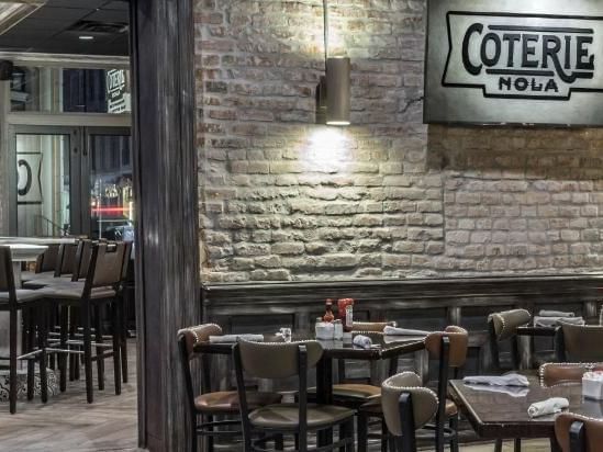 Dining area of Coterie near La Galerie Hotel