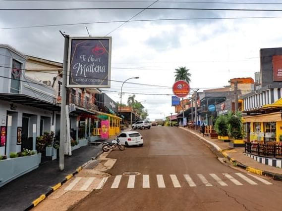 Streets in Downtown Puerto Iguazu near Grand Hotels Lux