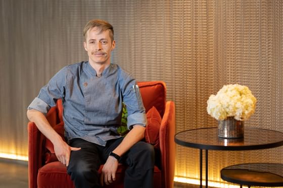 Close-up of Frederik Fischer, Best Western Hotel Spirgarten
