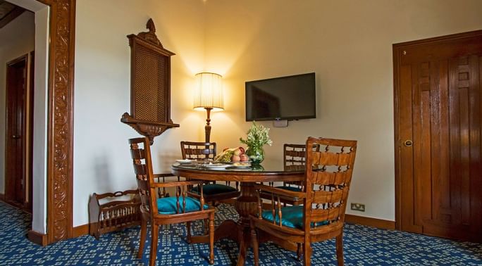 Presidential Suite dining area at Faisalabad Serena Hotel