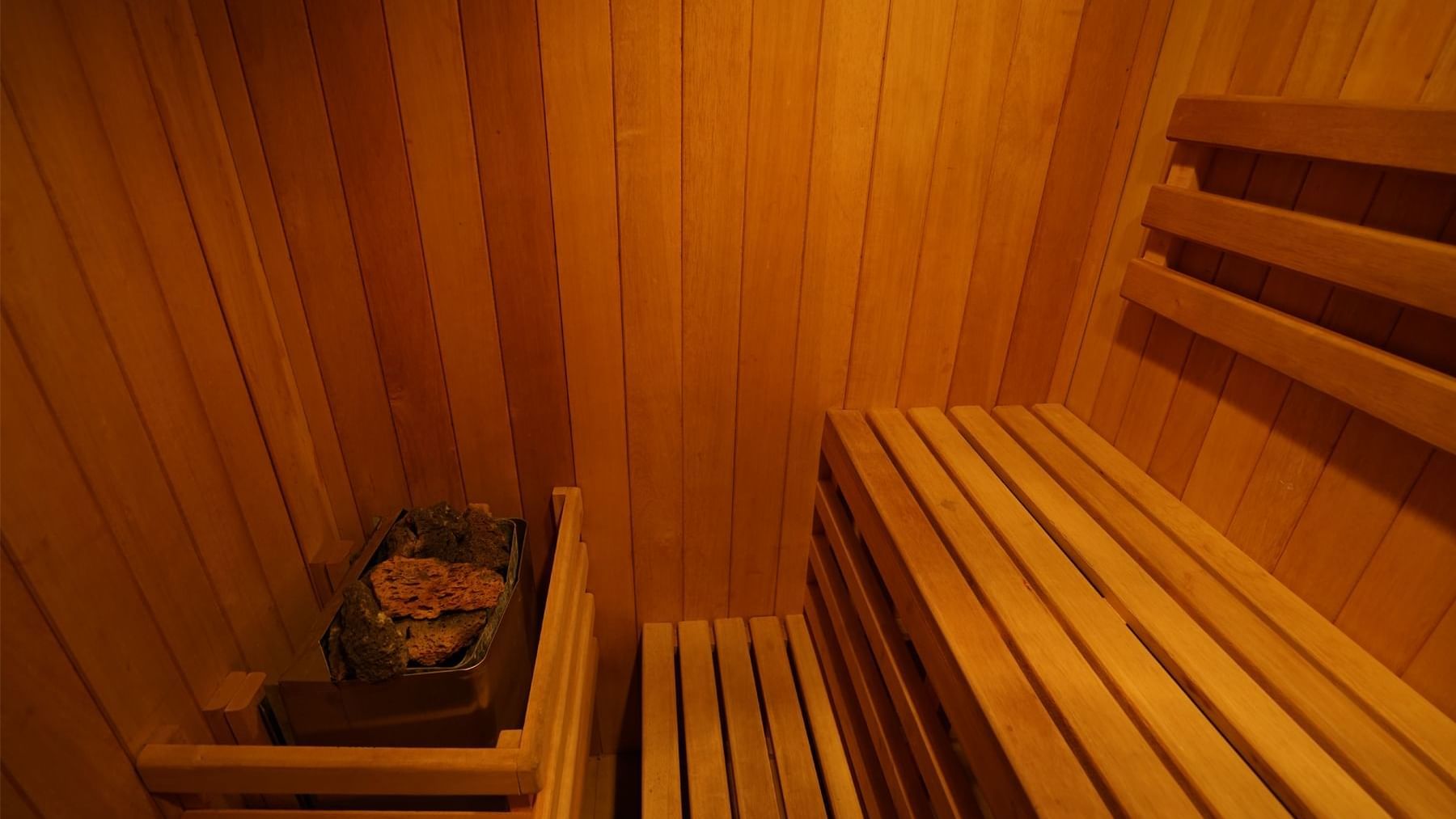 Sauna area in Gamma Xalapa Nubara of Gamma Hotels