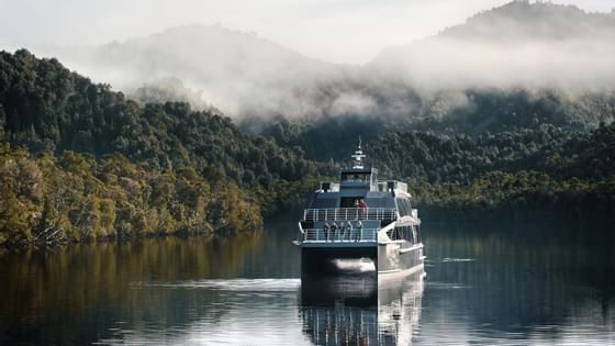 A Cruise ship experience at Gordon River near Strahan Village