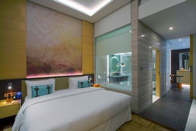 Bedroom at Grayton Hotel Dubai