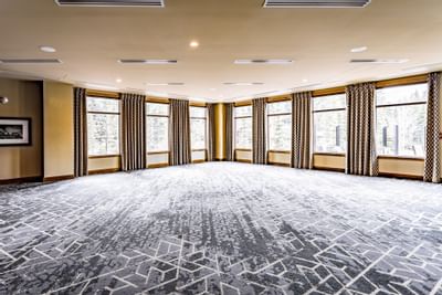 Interior of a ballroom at The Malcolm Hotel