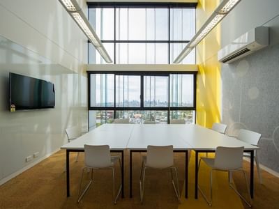 Study Rooms with smart TV's located on each level