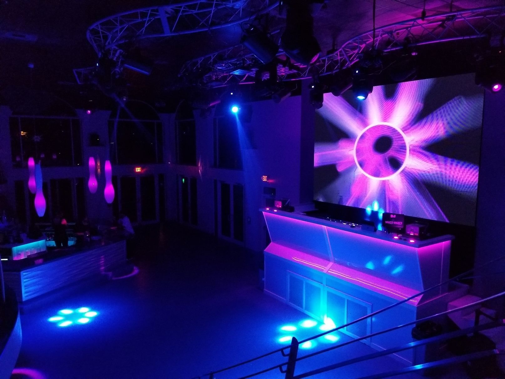 Interior view of The Wave Night Club at Shephard's Beach Resort