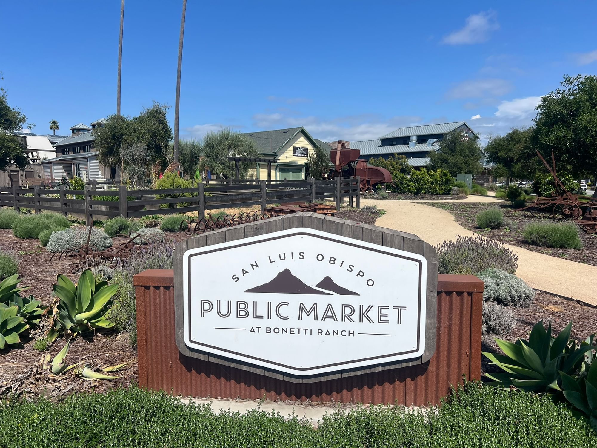 San Luis Obispo Public Market exterior sign
