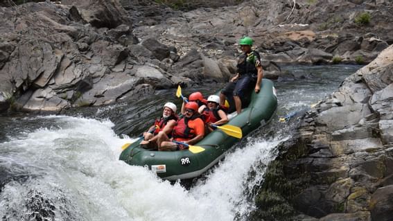 Rafting en el agua