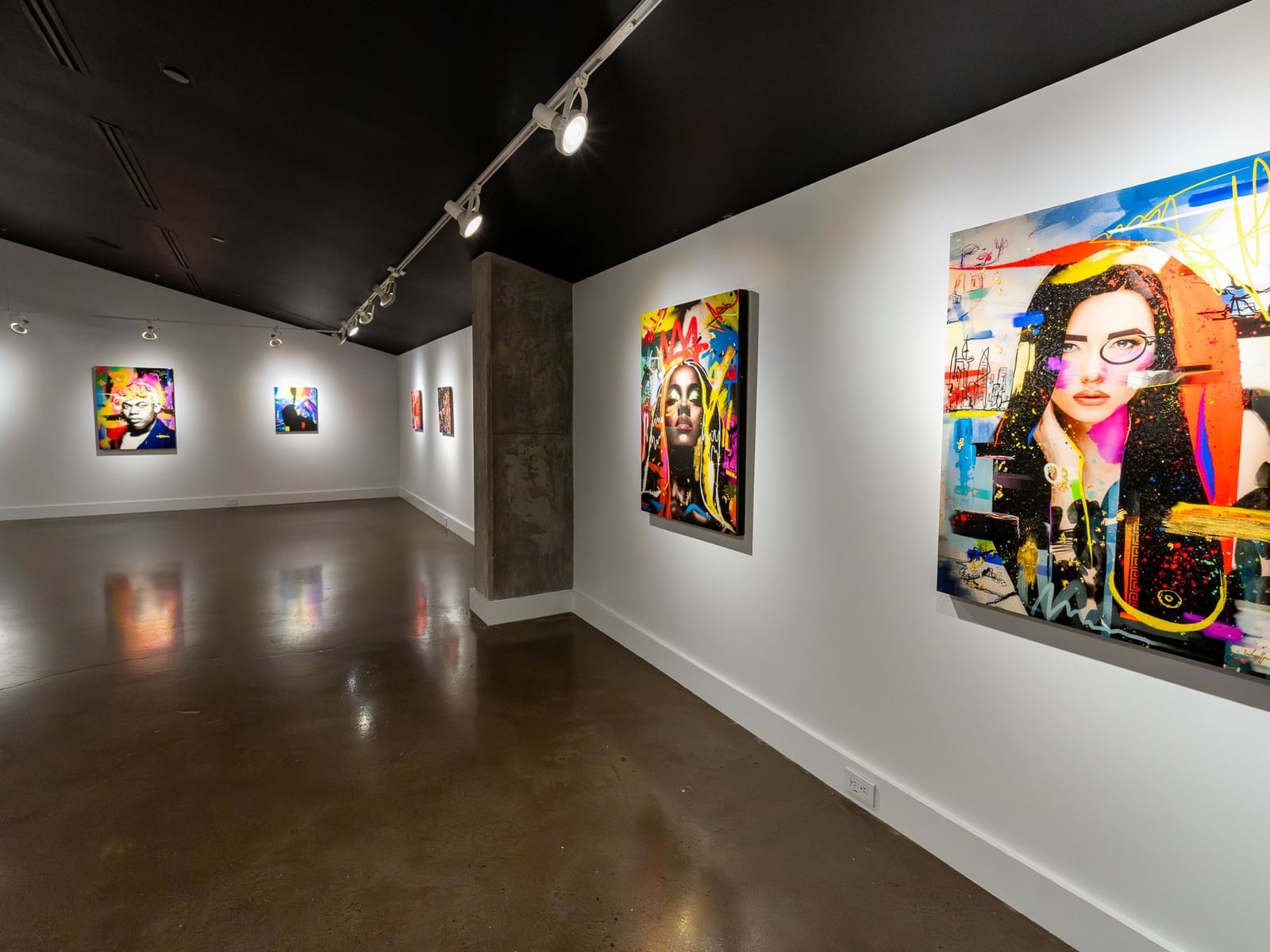 Image of Gallery X, located on the ground floor of Hotel X