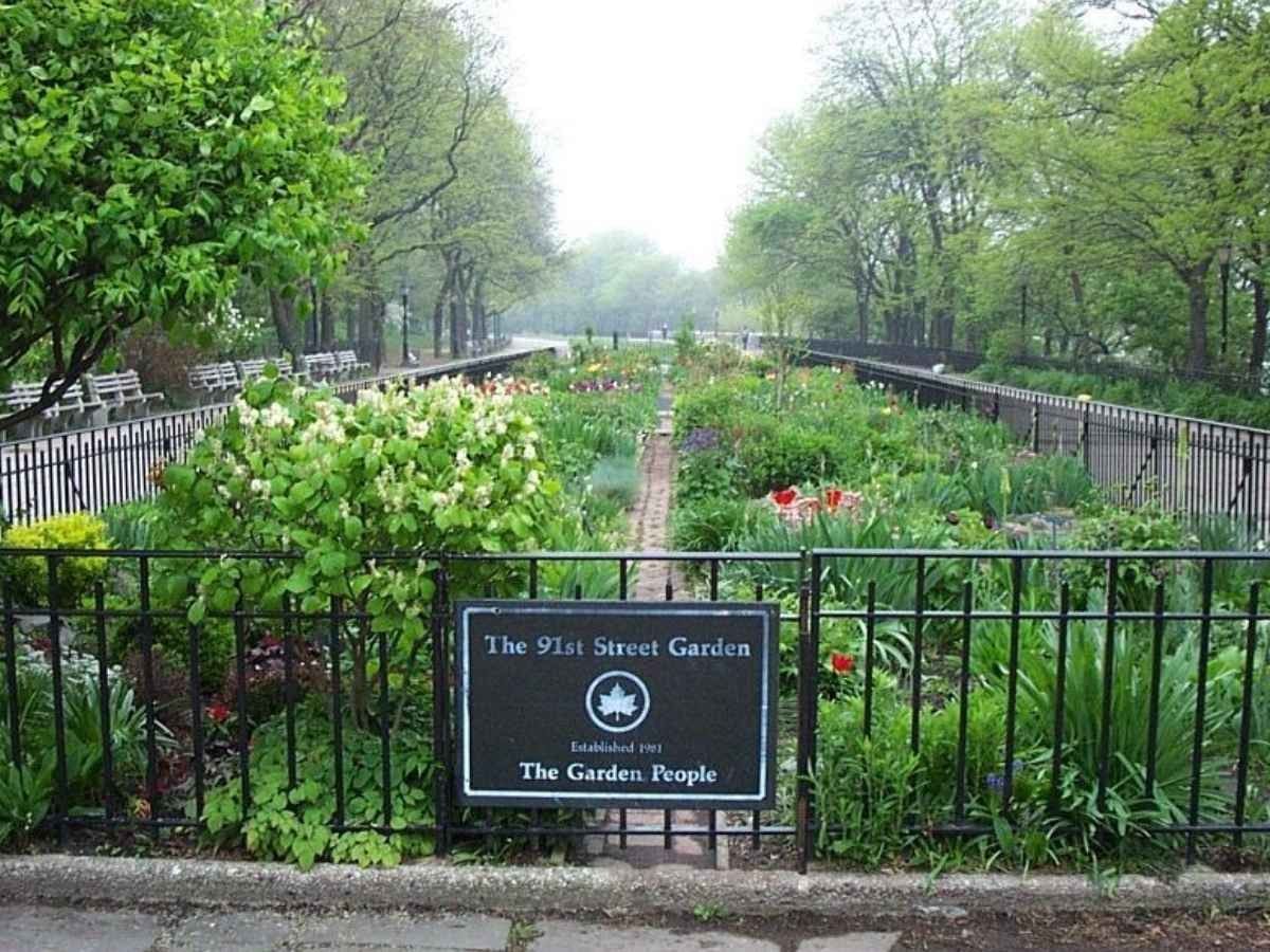 91 street garden in NYC 