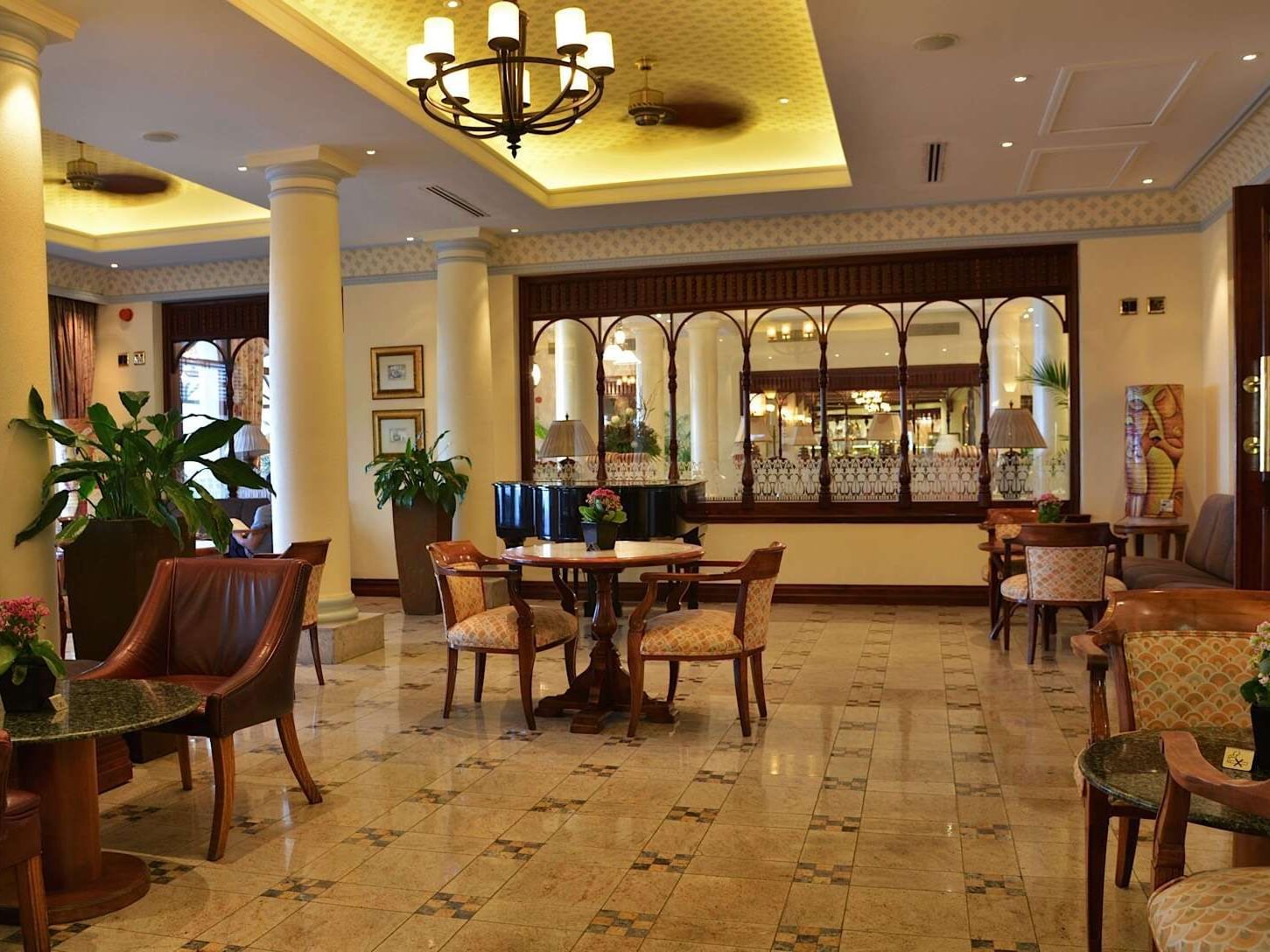 Lounge area in the Pool Bar & Deck at Polana Serena Hotel
