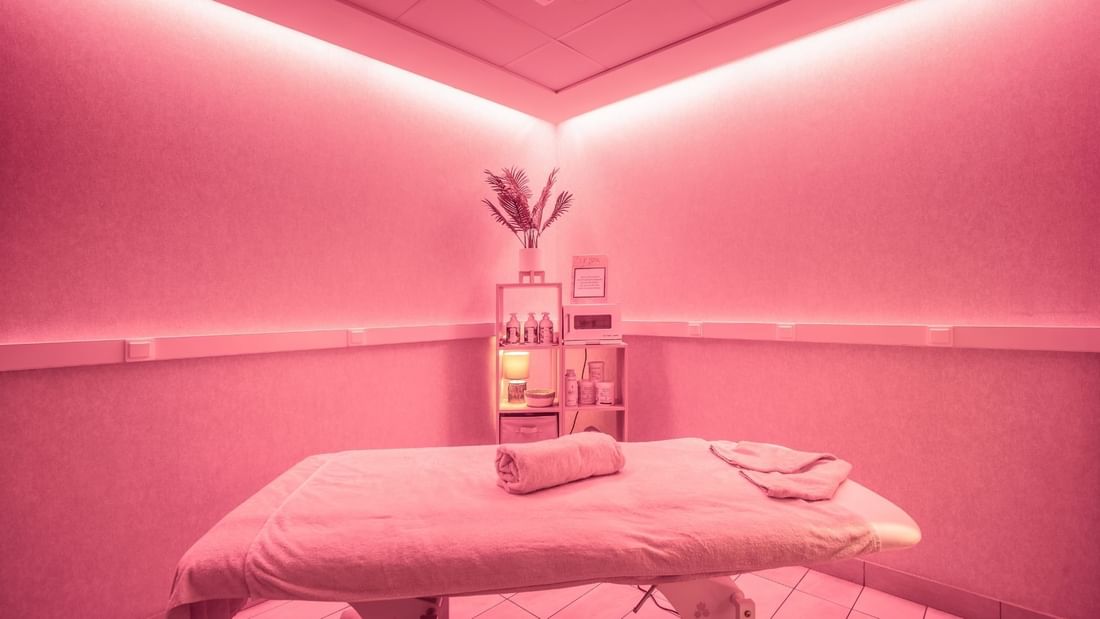 Photo d'une cabine de massage du Pasino du Havre