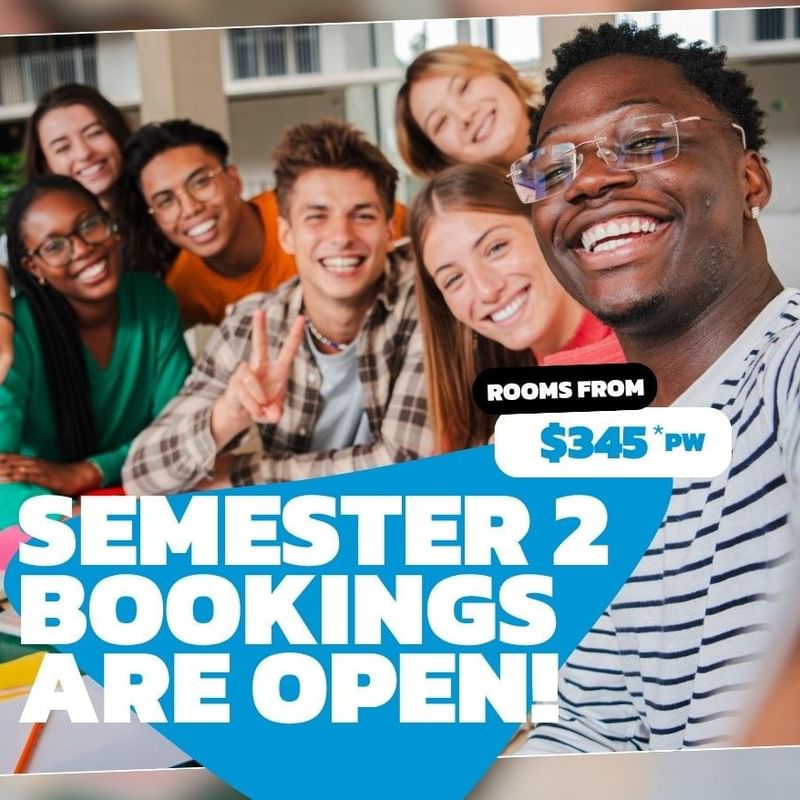 UniLodge Wellesley Apartments Semester 2 bookings are open