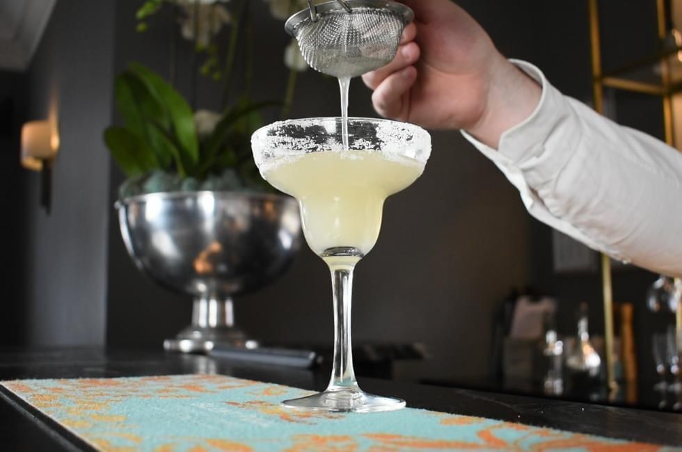 margarita being made at gorse hill in surrey