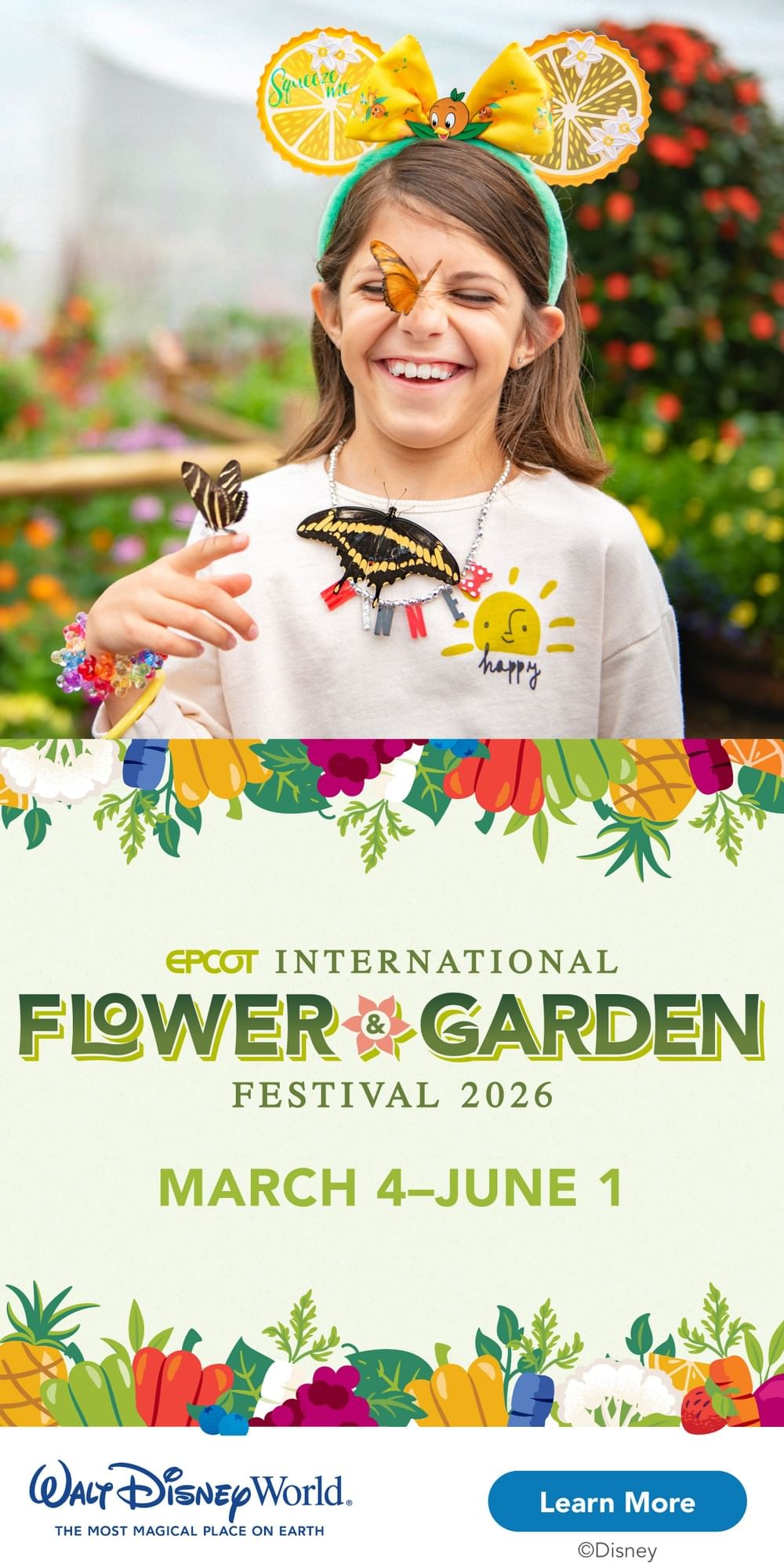 EPCOT International Festival of the Arts Ad, get your Disney World tickets here.