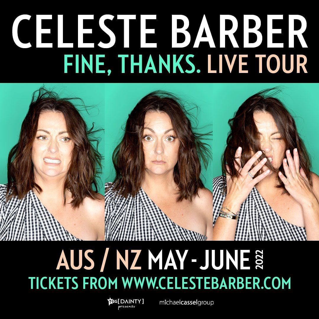 Poster for Celeste Barber Live Tour