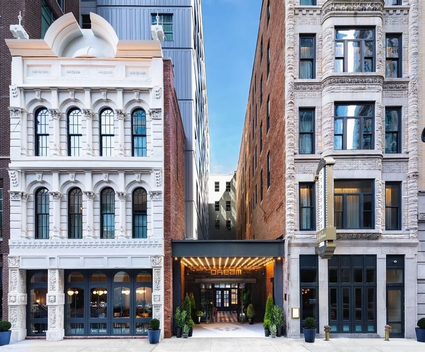 Exterior & roadside view of the entrance of Dream Nashville