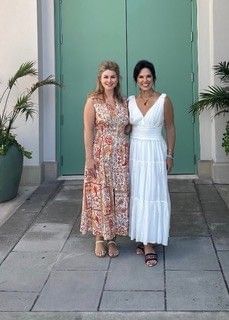 (L to R) Jessica Tamer, Lead Instructor & Jennifer Marvel, Founder & Director of Beach Mahj 30A and The Beach Mahj Social Club