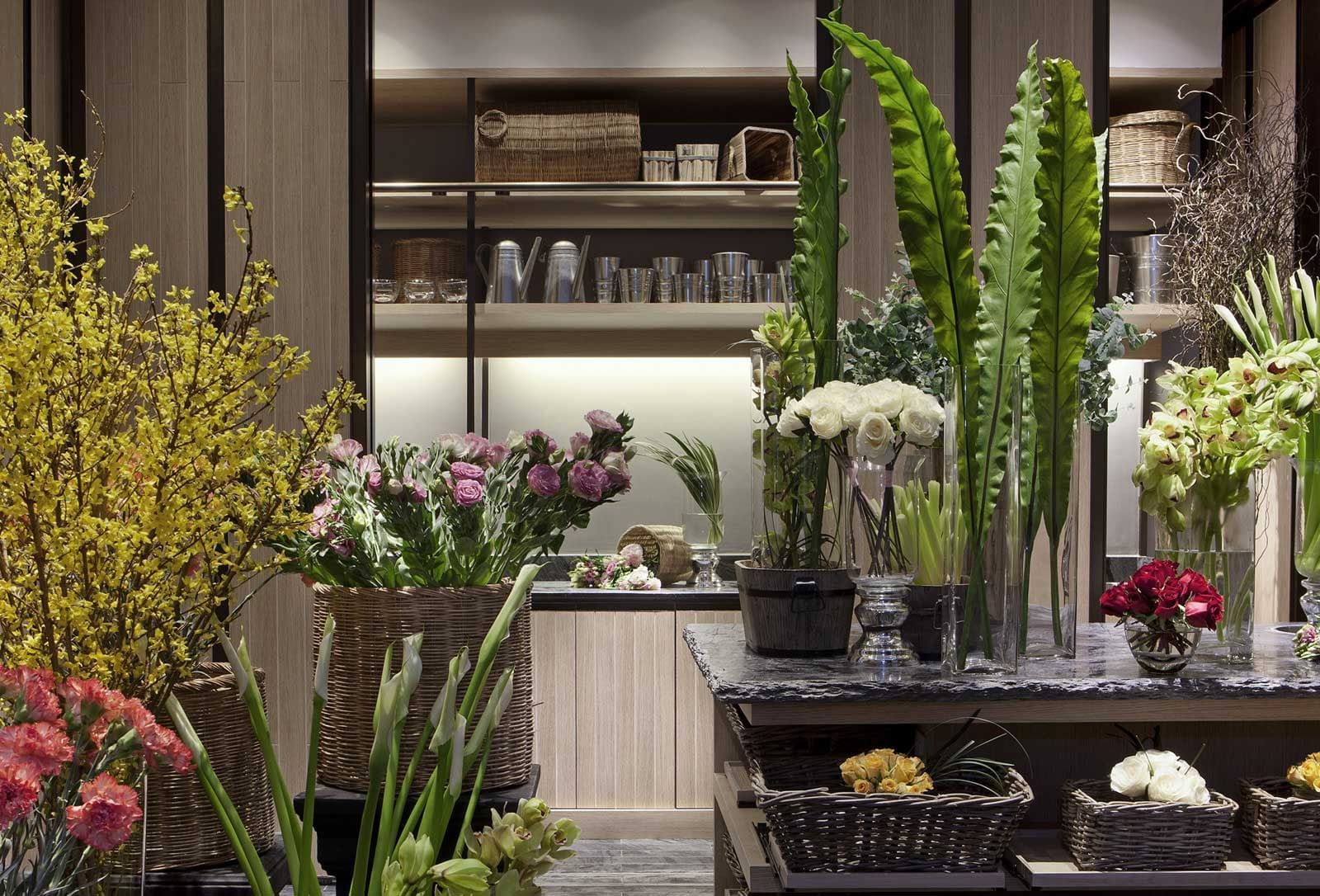 Plants & flowers in the atelier at Okura Prestige Bangkok